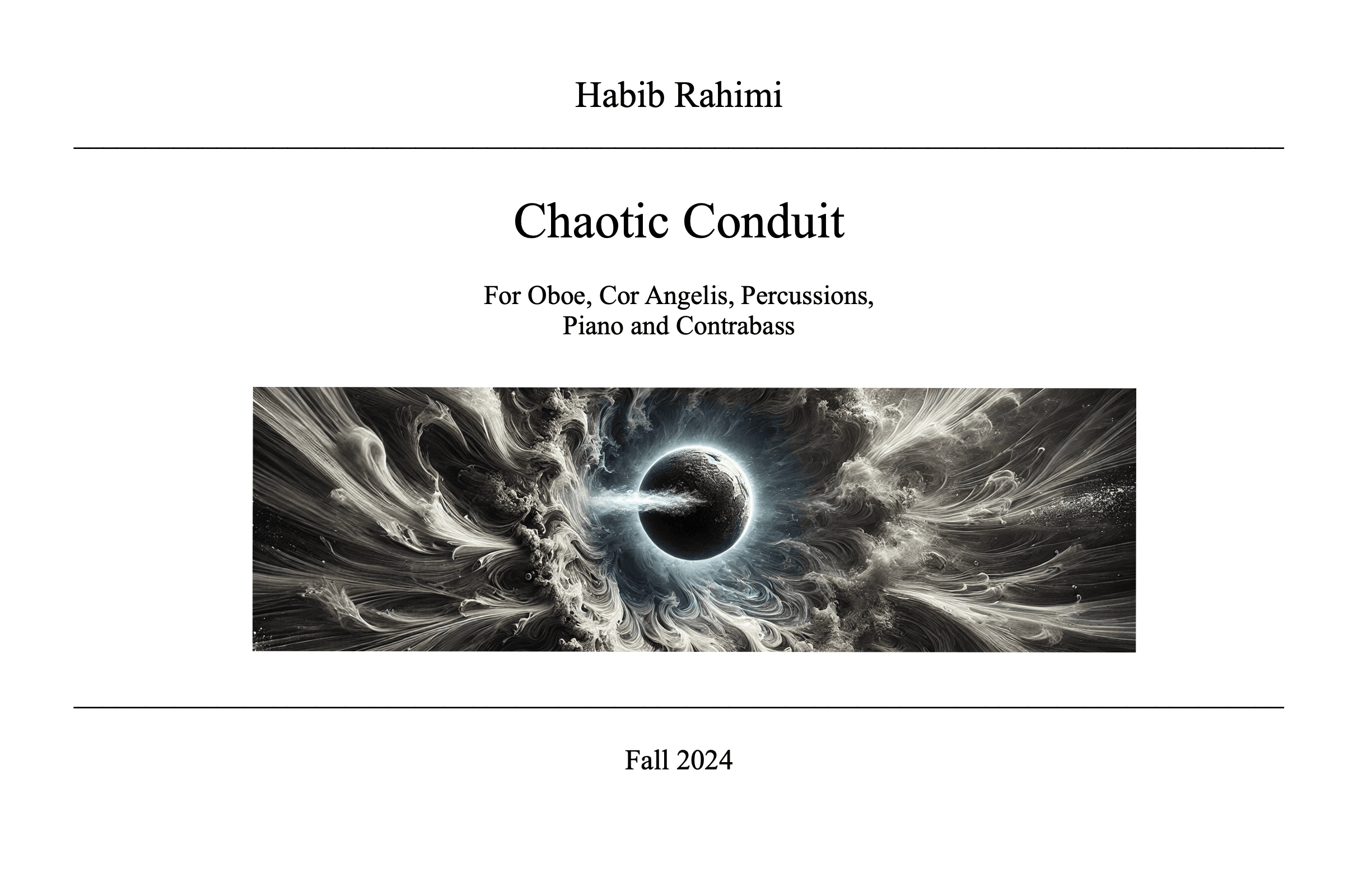 Chaotic Conduit